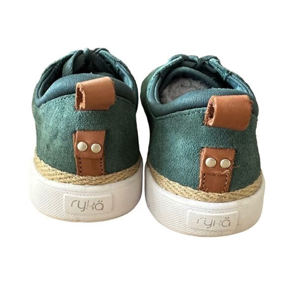 Ryka ~ Suede upper with jute accent and rolled comfort collar ~ size 7 - Picture 3 of 9